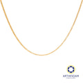 Arthesdam Jewellery 916 Gold Flat Cutting Chain