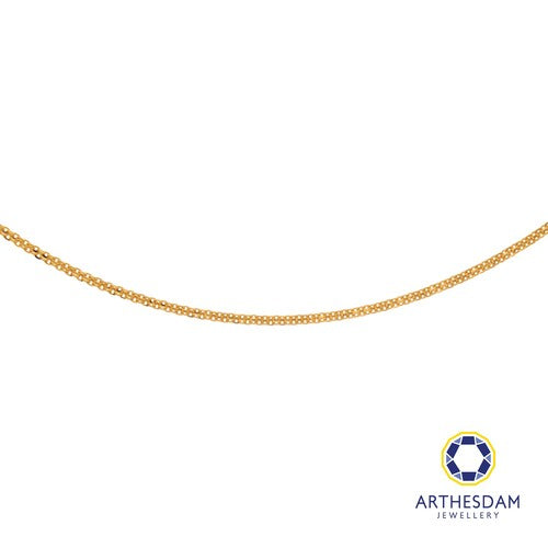Arthesdam Jewellery 916 Gold Flat Cutting Chain