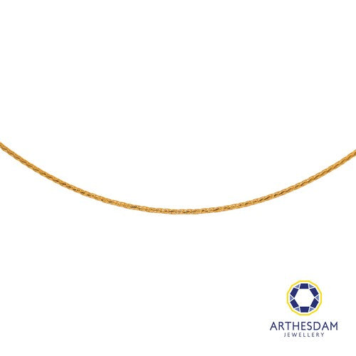 Arthesdam Jewellery 916 Gold Hollow Ice Cream Chain