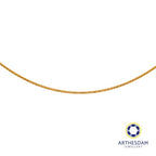 Arthesdam Jewellery 916 Gold Hollow Ice Cream Chain
