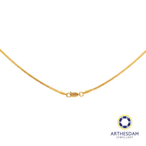 Arthesdam Jewellery 916 Gold Hollow Ice Cream Chain