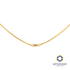 Arthesdam Jewellery 916 Gold Hollow Ice Cream Chain