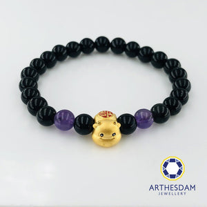 Arthesdam Jewellery 999 Gold Prosperity Fortune Ox Bracelet