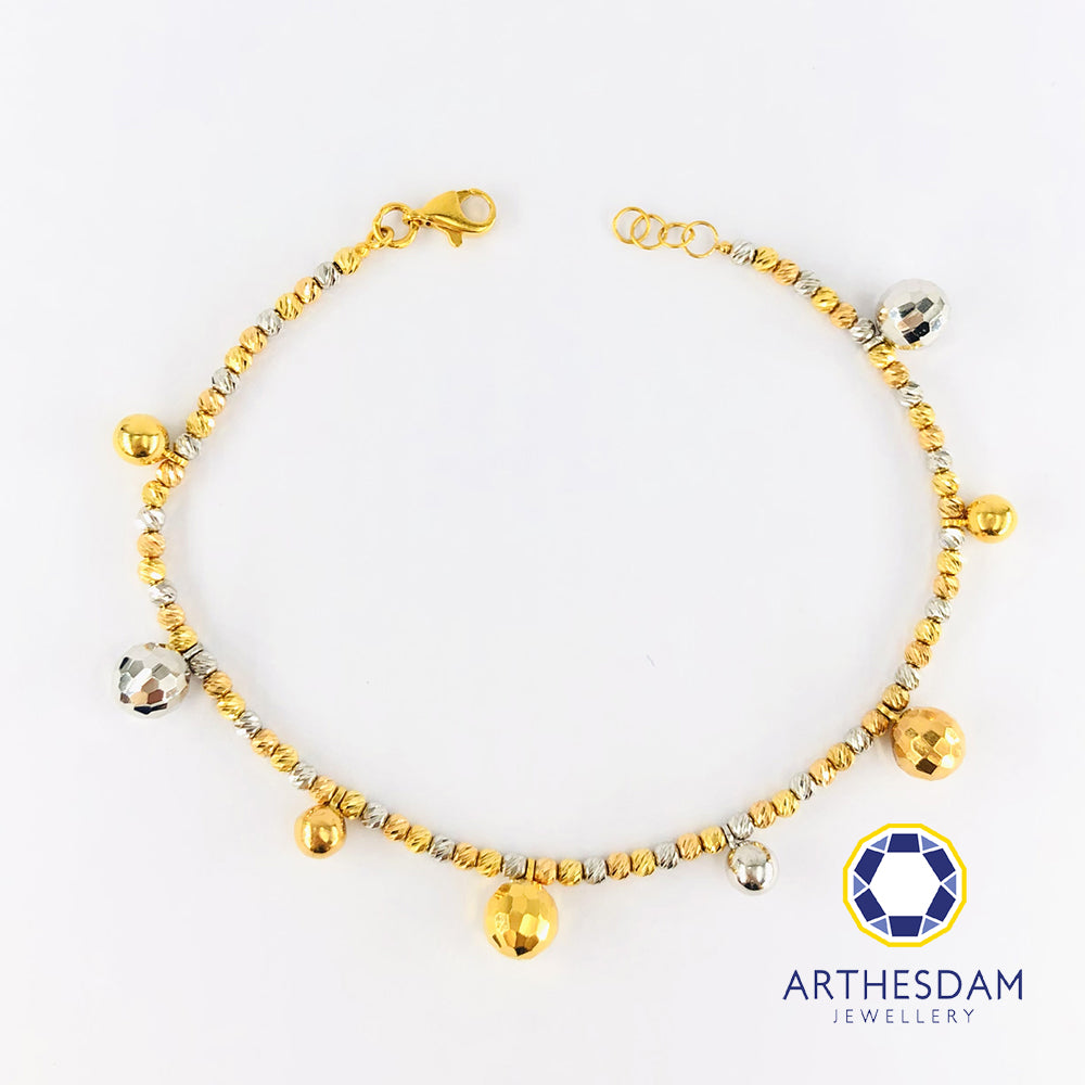 Arthesdam Jewellery 916 Gold Carnival Balls Bracelet