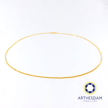 Load image into Gallery viewer, Arthesdam Jewellery 916 Gold Modern Box Necklace Chain
