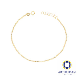 Arthesdam Jewellery 14K Yellow Gold Minimalist Ball Bracelet