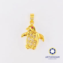Load image into Gallery viewer, Arthesdam Jewellery 916 Gold Adorable Penguin Pendant
