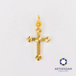 Arthesdam Jewellery 916 Gold Clover Cross Pendant