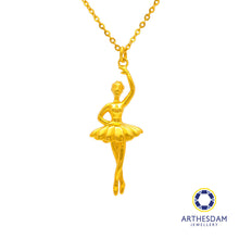 Load image into Gallery viewer, Arthesdam Jewellery 916 Gold Graceful Ballerina Necklace
