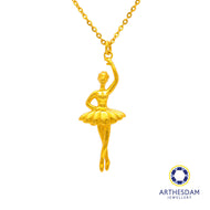 Arthesdam Jewellery 916 Gold Graceful Ballerina Necklace