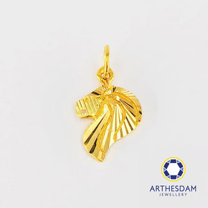[National Day'23 Special] 916 Gold Singapore Merlion Pendant