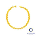 Arthesdam Jewellery 916 Gold Chunky Link Chain Bracelet
