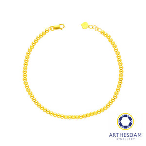 Arthesdam Jewellery 916 Gold Classic Ball Beaded Bracelet