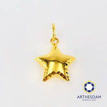 Load image into Gallery viewer, Arthesdam Jewellery 916 Gold Solo Star Pendant
