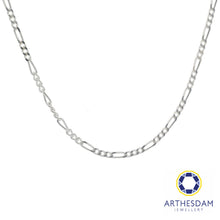 Load image into Gallery viewer, Arthesdam Jewellery 925 Silver Figaro Cowboy Chain
