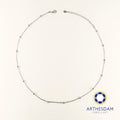 Arthesdam Jewellery 925 Silver Small Ball Chain