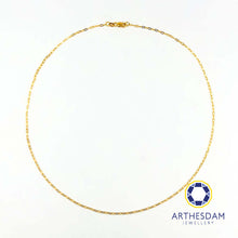 Load image into Gallery viewer, Arthesdam Jewellery 916 Gold Paper Clip Chain

