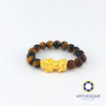 Arthesdam Jewellery 999 Gold Prosperity Pixiu Tiger Eye Ring