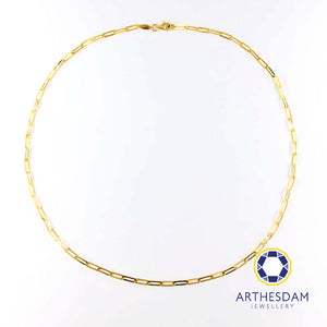 Arthesdam Jewellery 916 Stylish Paper Clip Necklace Chain