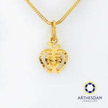 Load image into Gallery viewer, Arthesdam Jewellery 916 Gold Apple Love Pendant
