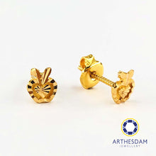 Load image into Gallery viewer, Arthesdam Jewellery 916 Gold Sweet Apple Earrings

