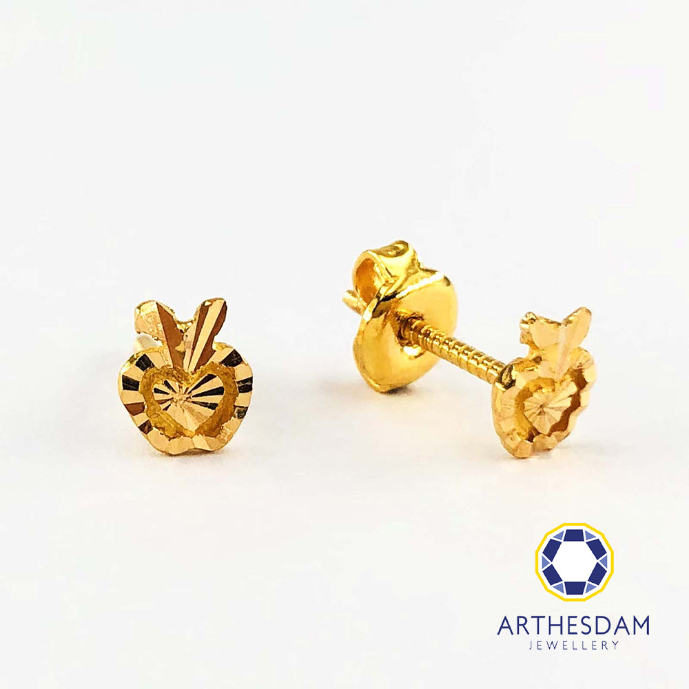 Arthesdam Jewellery 916 Gold Sweet Apple Earrings
