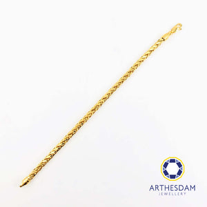 Arthesdam Jewellery 916 Gold Hollow Ice Cream Bracelet