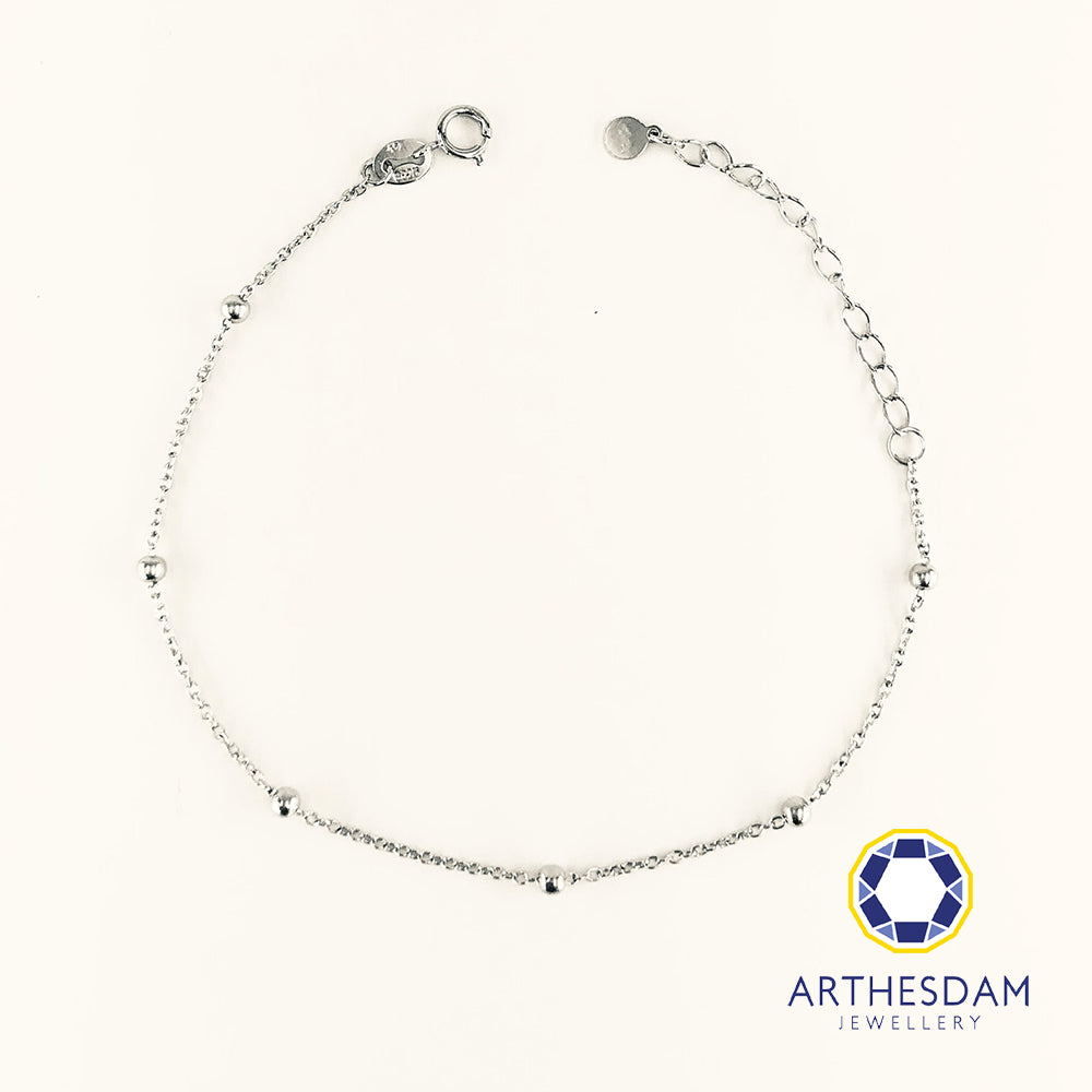 Arthesdam Jewellery 925 Silver Ball Bracelet