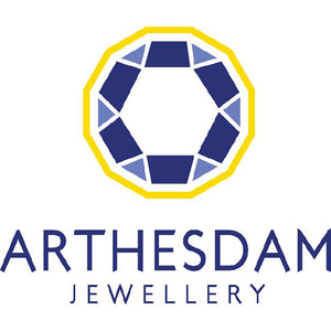 Arthesdam Jewellery 916 Gold Sparkly Lock Obsidian Beaded Bracelet
