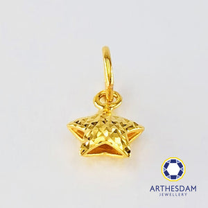 Arthesdam Jewellery 916 Gold Petite Shining Star Pendant