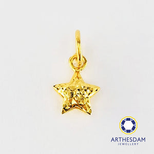 Arthesdam Jewellery 916 Gold Petite Shining Star Pendant