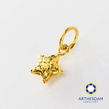 Load image into Gallery viewer, Arthesdam Jewellery 916 Gold Petite Shining Star Pendant
