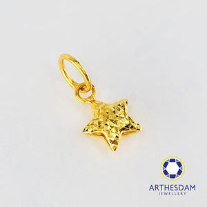 Arthesdam Jewellery 916 Gold Petite Shining Star Pendant