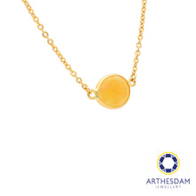 Load image into Gallery viewer, Arthesdam Jewellery 18K Yellow Gold Stella Necklace (Yellow Opal)
