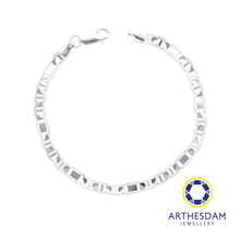 Load image into Gallery viewer, Arthesdam Jewellery 925 Silver Soda Cap Plain Bracelet
