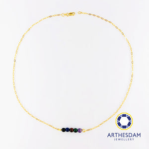 Arthesdam Jewellery 916 Gold Midnight Sky Beads Necklace