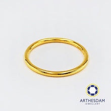 Load image into Gallery viewer, Arthesdam Jewellery 916 Gold Minimalist Thin Ring
