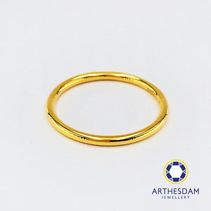 Arthesdam Jewellery 916 Gold Minimalist Thin Ring