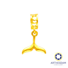 Load image into Gallery viewer, Arthesdam Jewellery 916 Gold Mermaid Tail Charm
