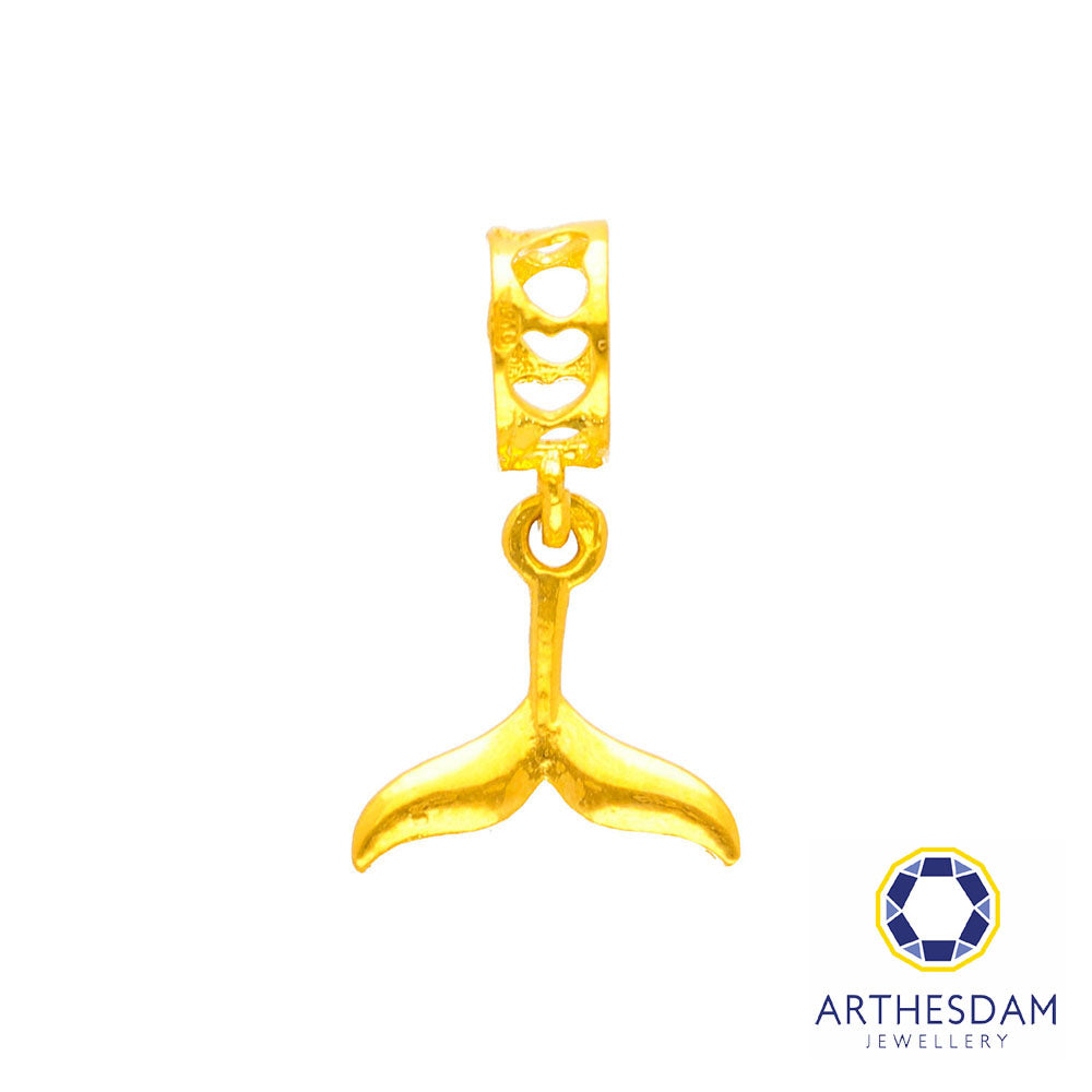 Arthesdam Jewellery 916 Gold Mermaid Tail Charm