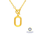 Arthesdam Jewellery 916 Gold Geometric Pattern Necklace