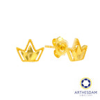 Arthesdam Jewellery 916 Gold Glorious Royal Crown Earrings