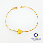 Arthesdam Jewellery 916 Gold Bear Love Baby Bracelet