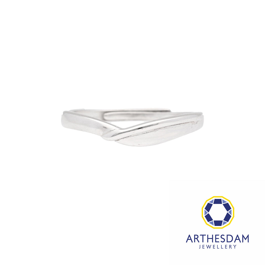 Arthesdam Jewellery 925 Silver Twisted Adjustable Ring