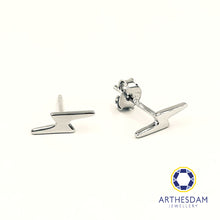 Load image into Gallery viewer, Arthesdam Jewellery 925  Silver Lightning Earrings
