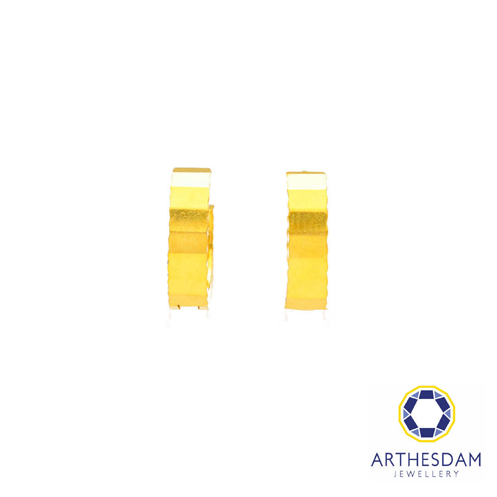 Arthesdam Jewellery 916 Gold Classic Thick Hoop Earrings