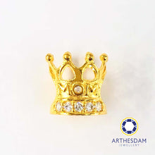 Load image into Gallery viewer, Arthesdam Jewellery 916 Gold Mom Queen Crown Charm
