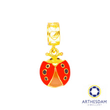 Load image into Gallery viewer, Arthesdam Jewellery 916 Gold Adorable Lady Bird Charm
