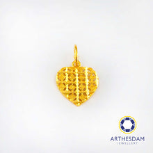 Load image into Gallery viewer, Arthesdam Jewellery 916 Gold Intricate Sweetheart Pendant

