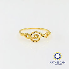Load image into Gallery viewer, Arthesdam Jewellery 916 Gold G Clef Musical Note Ring
